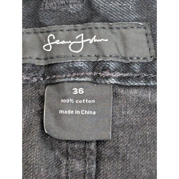 Sean John Jeans Created by P Diddy Combs Men's 36 Y2k Vintage Freak Off Jeans - Picture 5 of 11